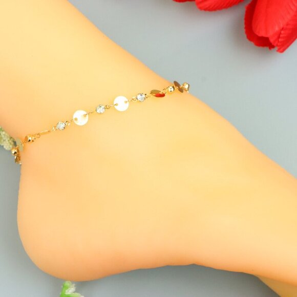 "Handmade Anklet – A Stylish Choice for Women, Thoughtful Gift Idea, EVCH1643 - Picture 2 of 10
